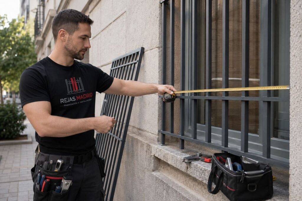 Cuánto cuesta instalar rejas en Madrid y qué influye realmente en el presupuesto